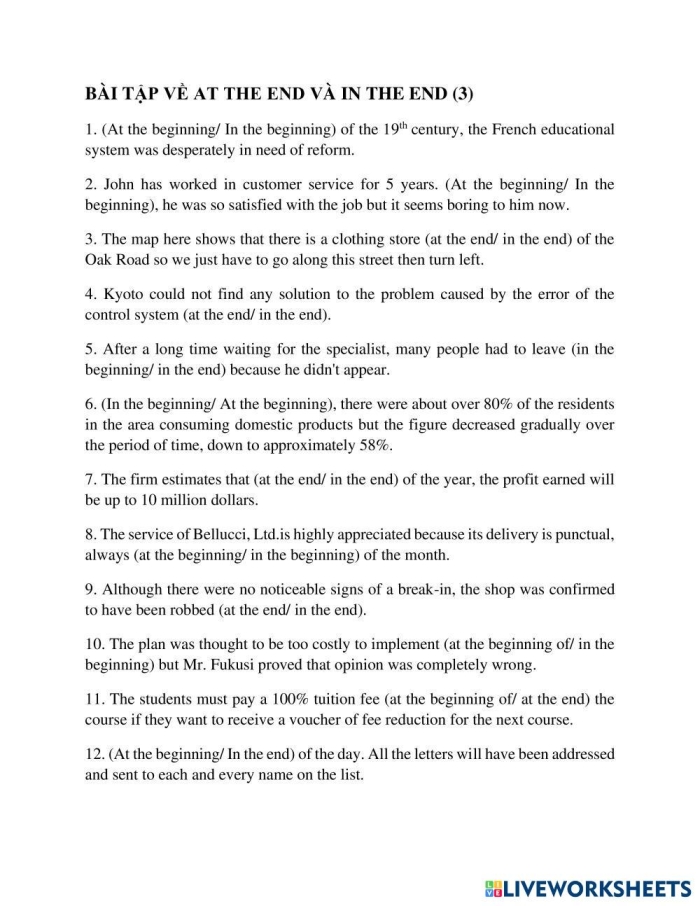 Interactive geometry activity titled "How Does it End?" for first grade students Worksheet for first graders to enhance reading comprehension through story ending predictions