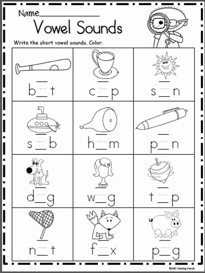 Short "A" Vowel Worksheet for First Grade: Practice and Fun First grade phonics worksheet featuring activities to identify the short "A" vowel sound through pictures and word writing