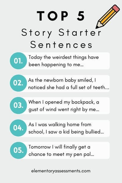 Story Starters: What's Going On? worksheet for multiplication practice in first grade Worksheet for first graders featuring fun story starters to inspire creative writing