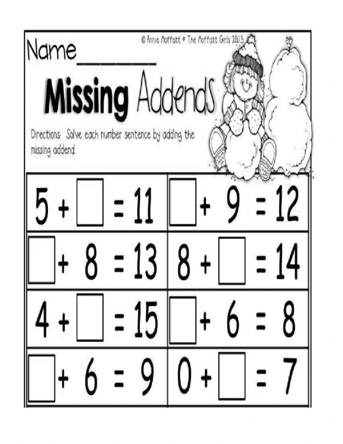 Worksheet featuring space for students to demonstrate their problem-solving skills Three addend word problems worksheet for first graders to practice place value concepts