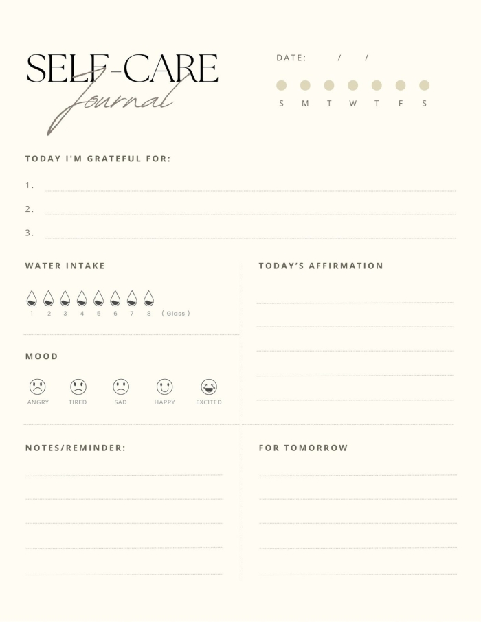 First-grade writing journal activity sheet for developing writing skills Blank writing journal worksheet for first graders to encourage self-expression