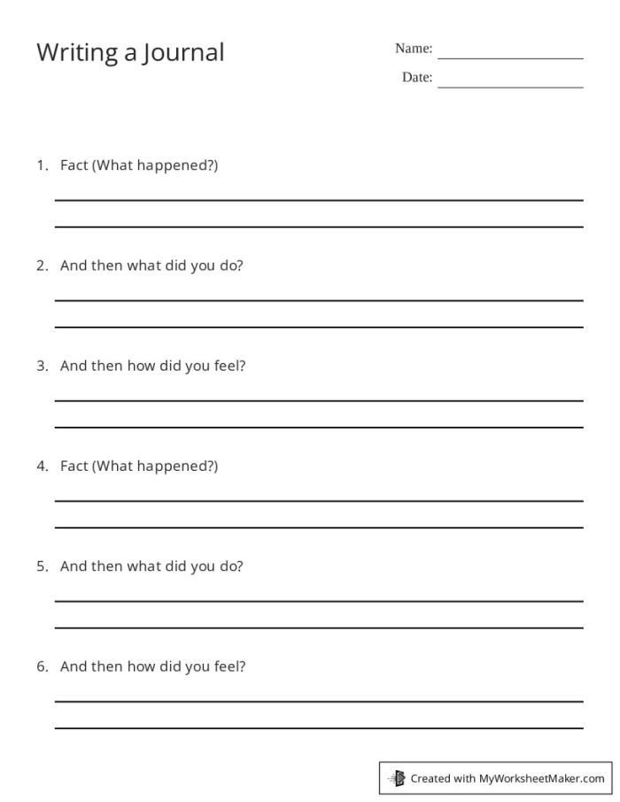 First grade writing journal page designed for creative exploration Blank writing journal worksheet for first graders to encourage self-expression