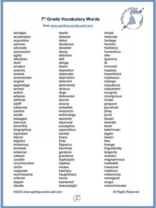 Fourth Grade Check-In Spelling and Vocabulary worksheet focusing on alphabet skills