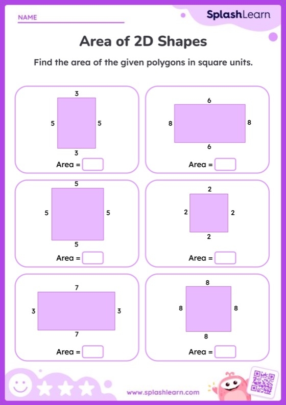 Practice Finding Area: Get Painting! worksheet for fourth graders Worksheet for calculating the area of a building's sections in a geometry lesson