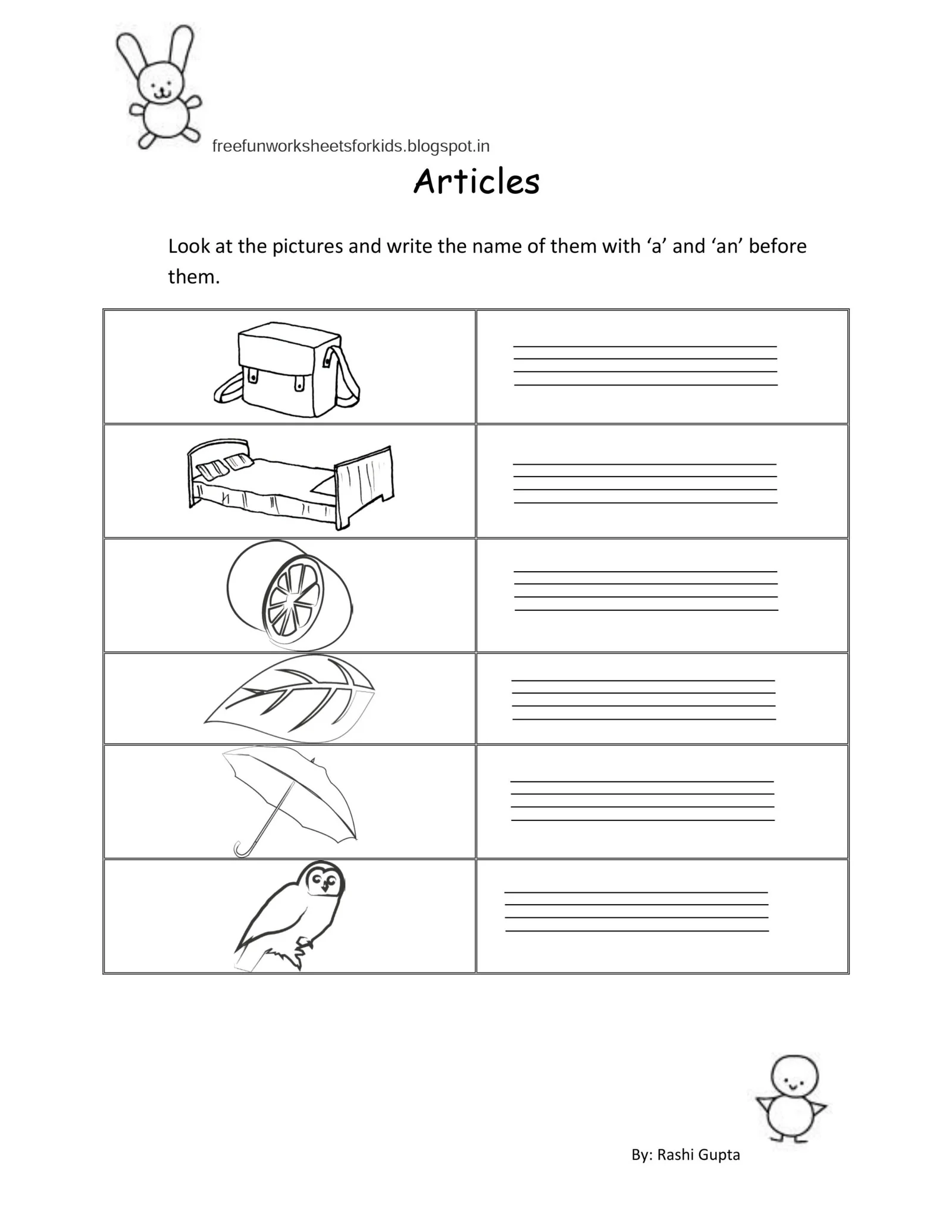 Awesome Articles Practice Exercise 7 for Elementary Grammar Lessons Fourth grade students circling articles in quotes from Bud, Not Buddy worksheet activity