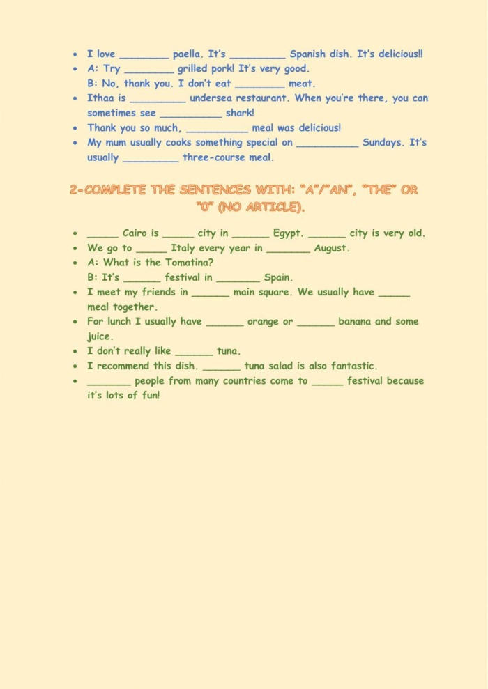 Awesome Articles Grammar Practice Worksheet for Elementary Students Lesson 13 Fourth grade students circling articles in sentences from Bud, Not Buddy worksheet exercise 13