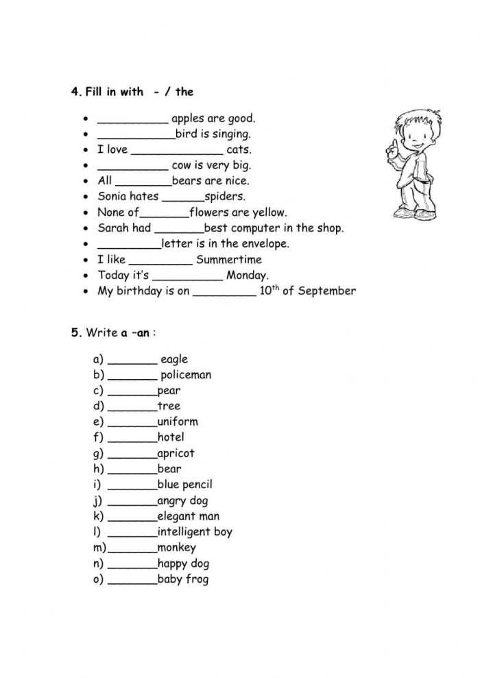 Identifying Articles in Literature Quotes Practice Activity for Elementary Students Fourth grade students circling articles in quotes from Bud Not Buddy worksheet exercise three