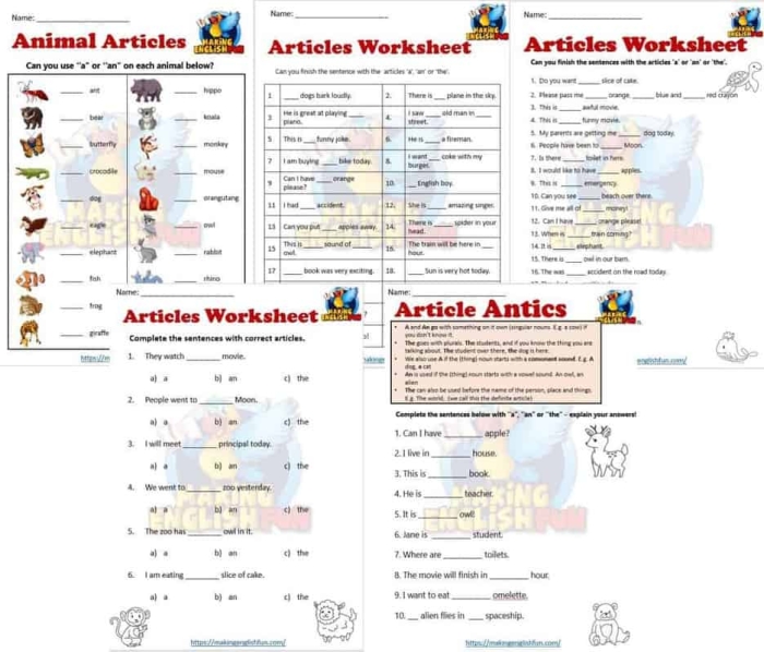 Awesome Articles Worksheet Activity for Elementary Grammar Practice Fourth grade students circling articles in quotes from Bud, Not Buddy worksheet exercise