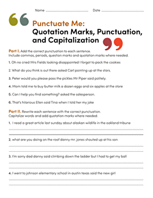 Punctuate Me worksheet focusing on comma placement for fourth graders, image 13 Fourth grade worksheet on using commas with a vegetable theme for punctuation practice