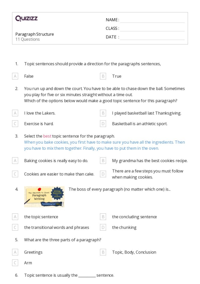 Worksheet for fourth graders focused on writing counter-arguments and rebuttals