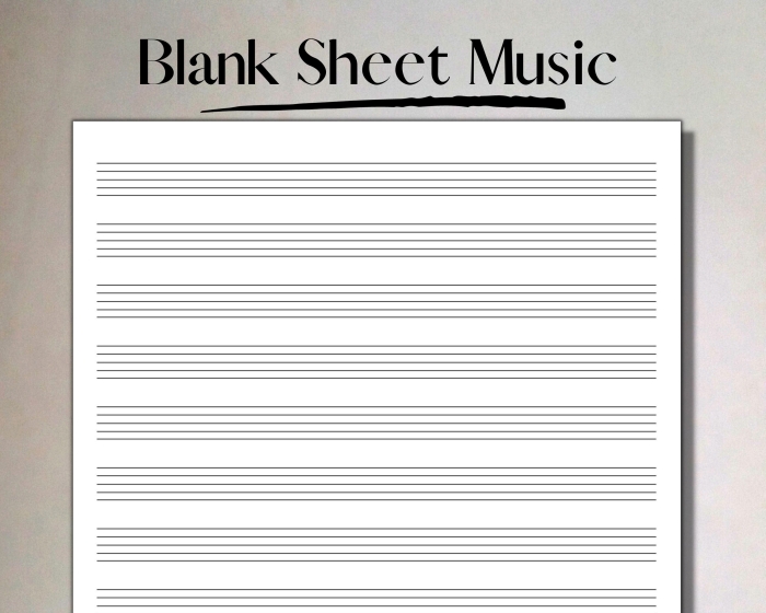 Blank sheet music worksheet for fourth graders to encourage musical creativity