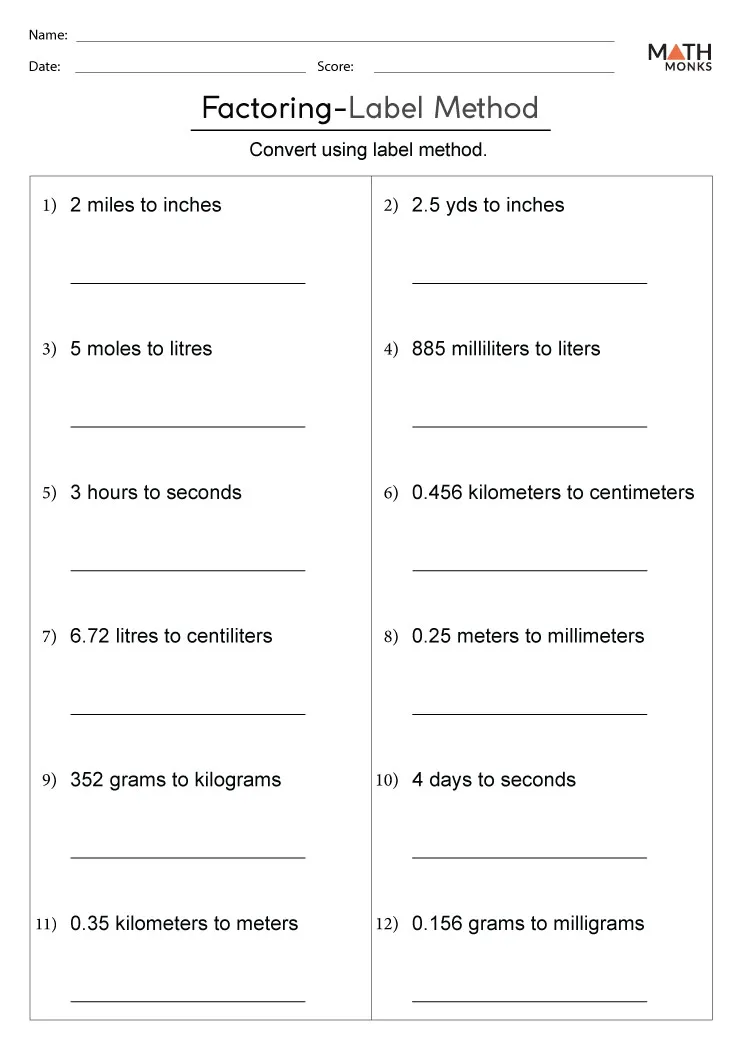 Factor or Not worksheet activity for fourth graders exploring the concept of factors in products Fourth Grade worksheet focused on identifying factors of numbers in grammar and mechanics