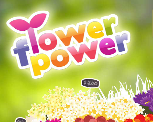 Flower Power worksheet for practicing addition, subtraction, and reasoning skills in the garden Fourth grade math worksheet with flower-themed word problems featuring Erin and Eli
