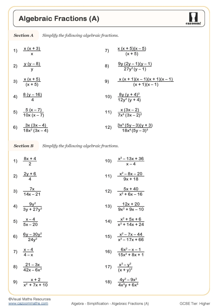 Skill Practice 3 worksheet on fraction simplification for 4th grade students Fourth grade math worksheet focused on simplifying fractions for practice