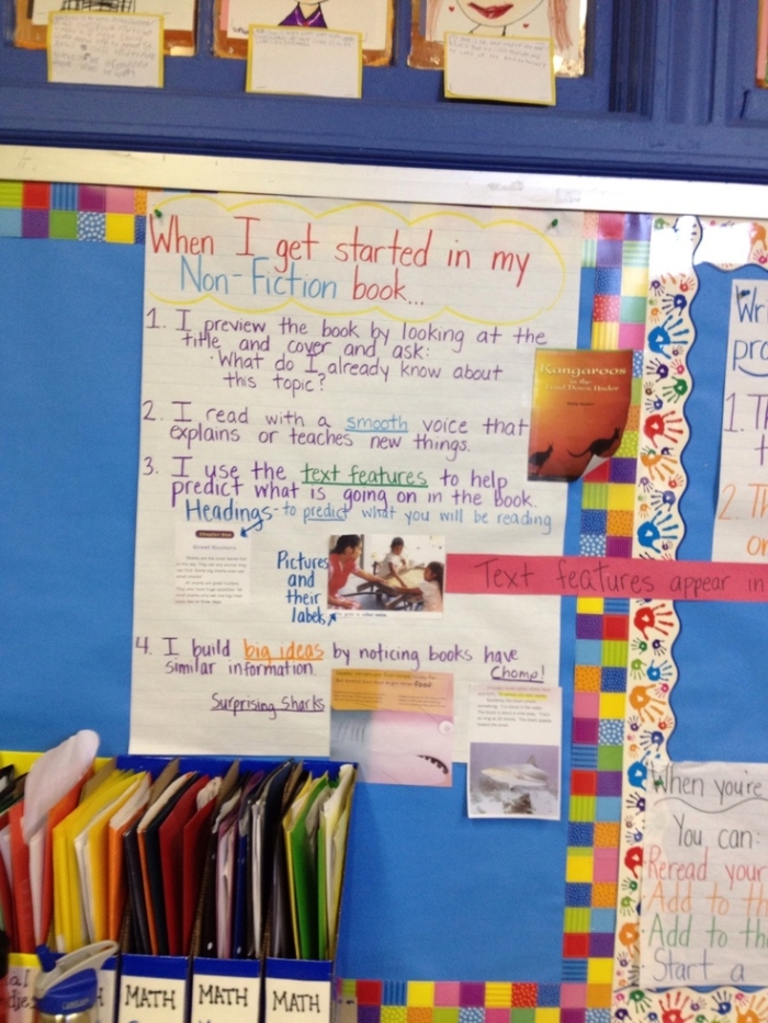 Fourth grade worksheet on reading charts, graphs, and diagrams from nonfiction texts