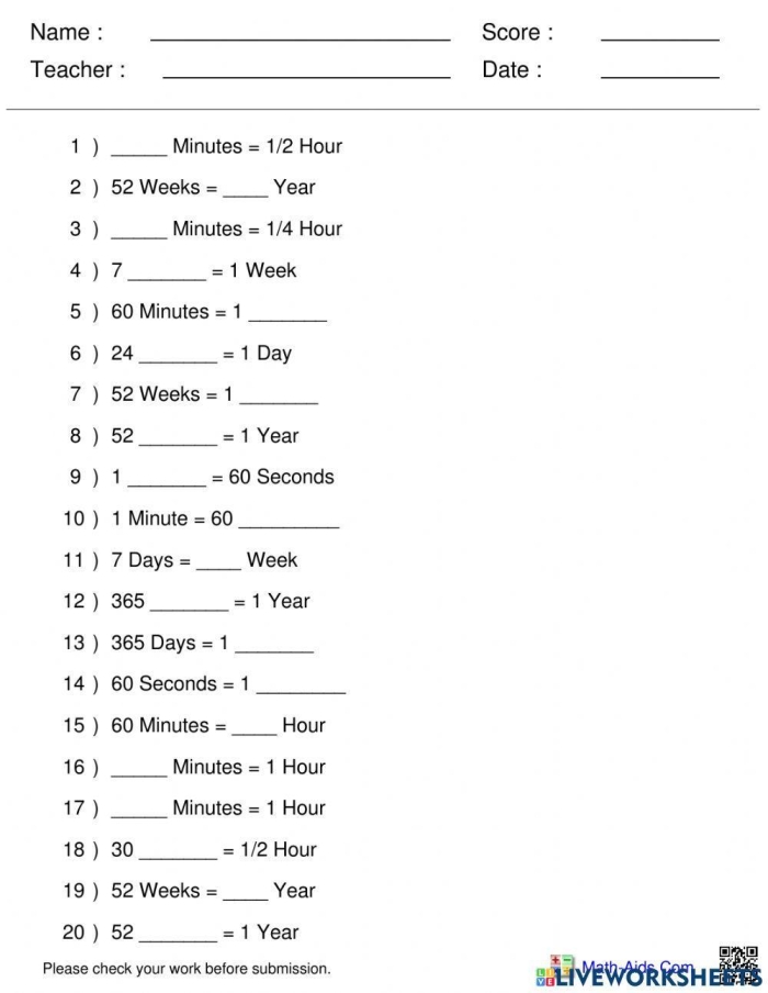 Educational resource for mastering time conversion in addition activities Worksheet displaying the process of converting hours to seconds for fourth-grade students