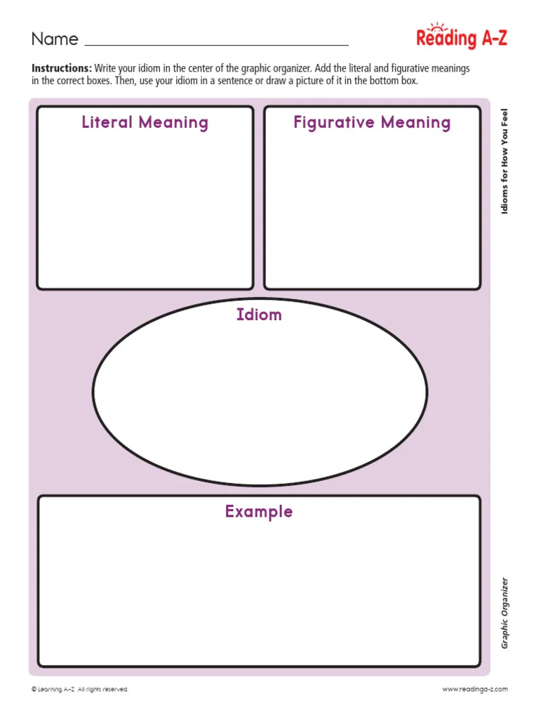 Fourth grade students filling out a Making Sense of Idioms worksheet focused on geometry