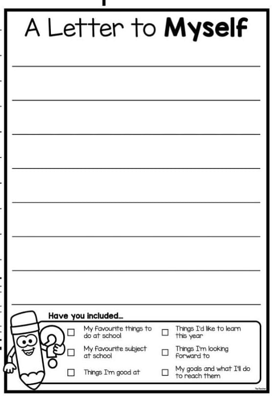 Comprehensive Letter Writing Checklist for Fourth Grade Students with Formatting Tips Fourth Grade Letter Checklist worksheet showing key components of a well-structured letter