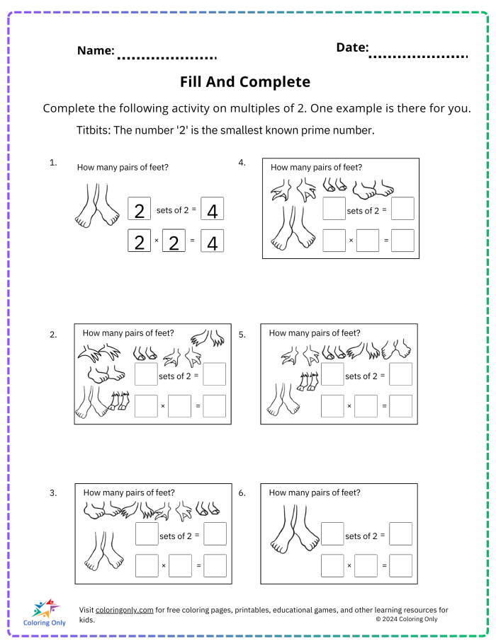 Challenging Fill in the Operation worksheet for fourth grade math learners Fourth Grade math worksheet requiring students to fill in the correct operation for each problem