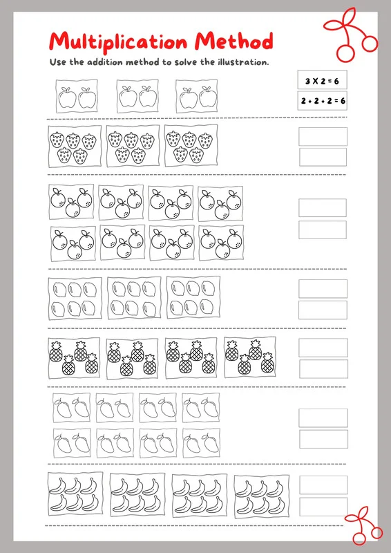 Fourth grade student solving a Merchandise Multiplication worksheet with word problems