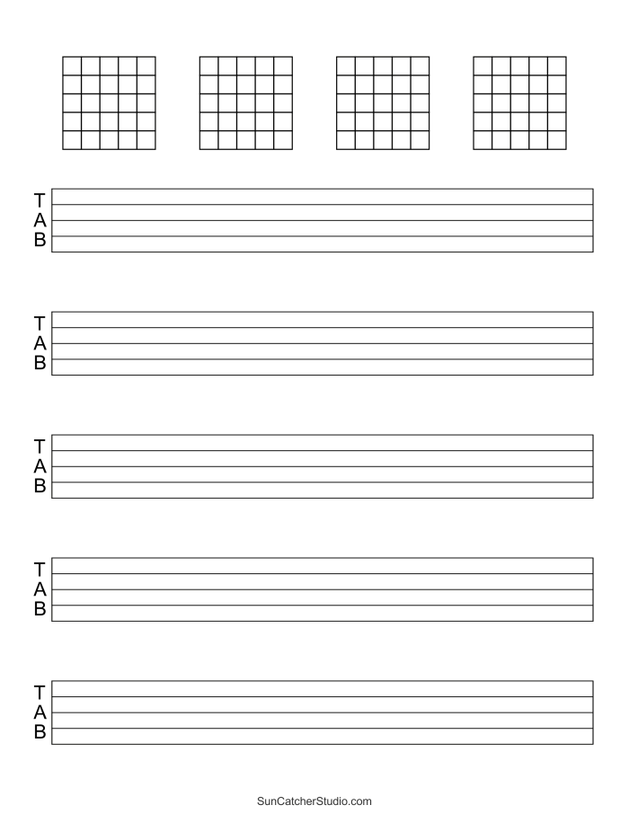 Blank sheet music worksheet for fourth-grade musicians to compose their own songs