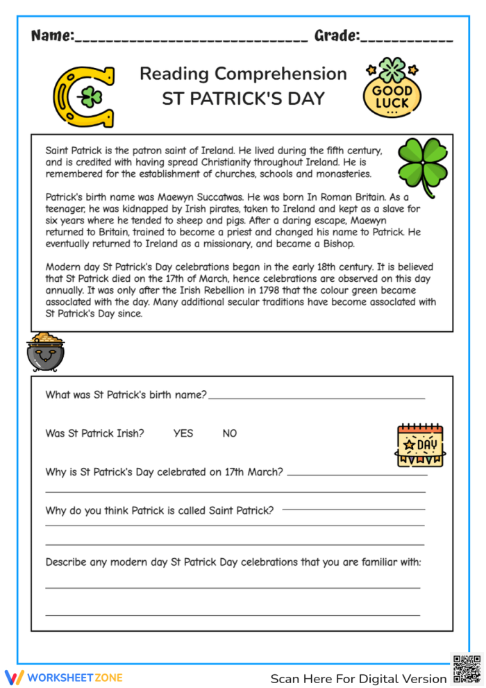 Worksheet for fourth graders on nonfiction comprehension about the St. Johns River in Florida