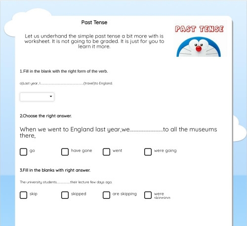 Island-themed Past Tense Quicksand worksheet for fourth graders focusing on time and money skills, image 10 Fourth Grade Past Tense Quicksand worksheet featuring an island adventure theme for time and money practice
