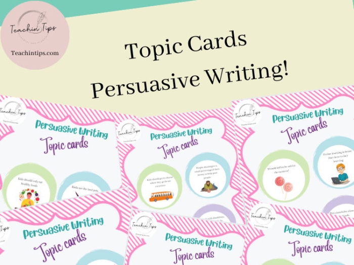 Fourth grade students engaging with persuasive writing prompt cards on measurement topics