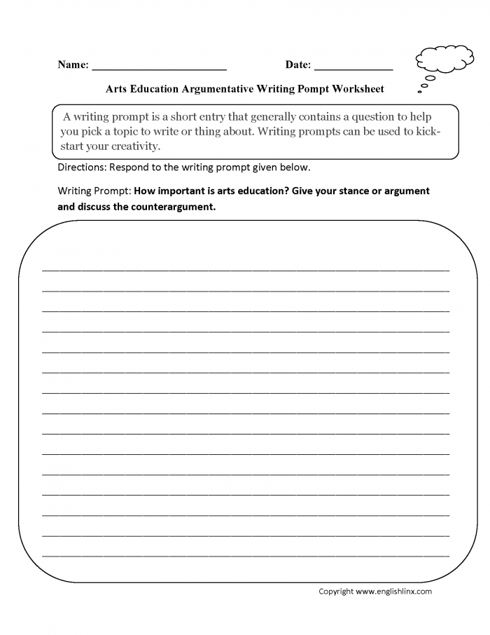 Fourth grade students using persuasive writing prompt cards for measurement topics