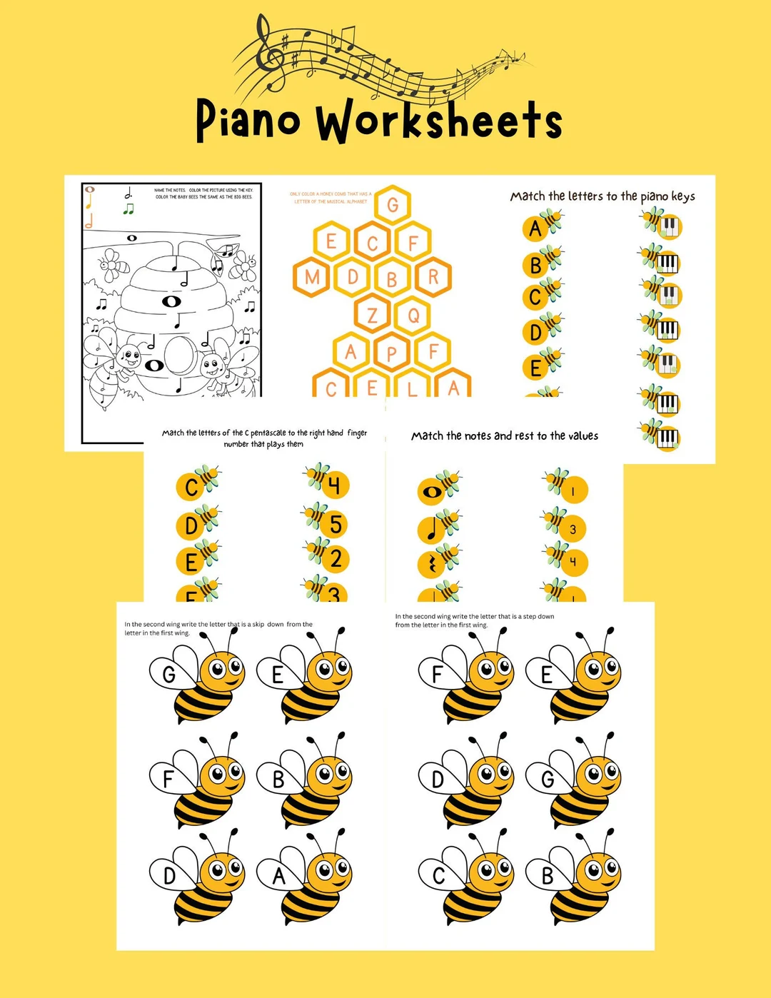 Explore the evolution of the piano with this engaging worksheet for grade 4 students Fourth Grade History of the Piano worksheet focusing on music origins