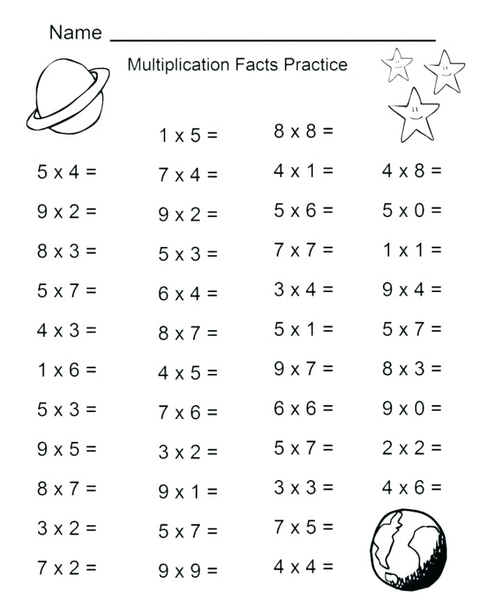 Space Fractions Activity 14 for Elementary Math Practice Fourth grade space fractions worksheet showing students how to write and simplify ratios of celestial objects