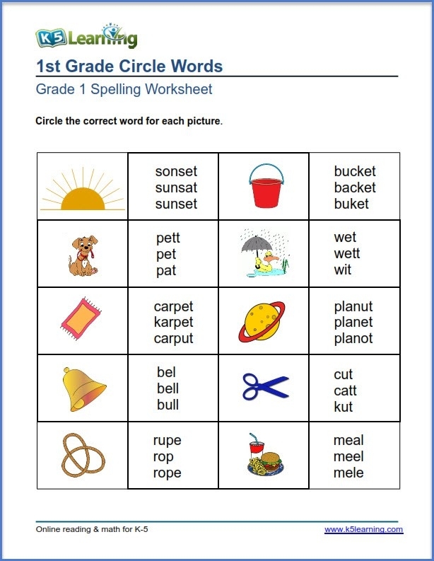 Fourth Grade Check-In worksheet focusing on spelling and vocabulary skills