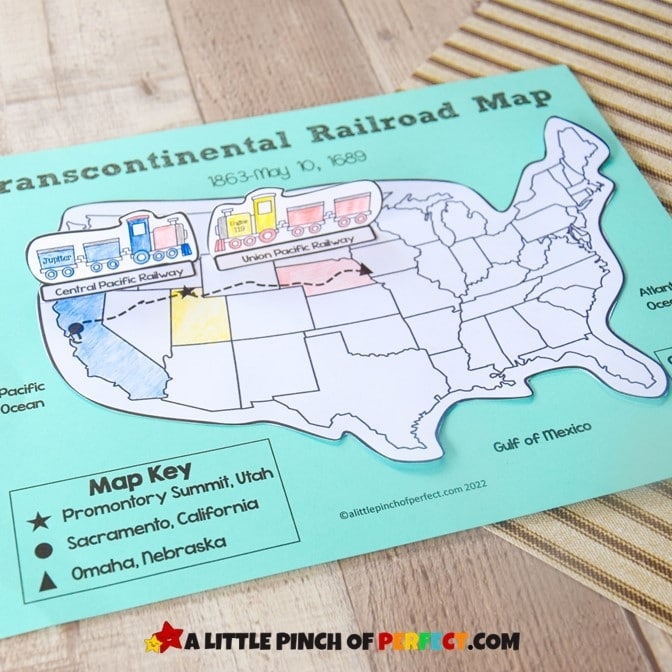 Transcontinental Railroad History Lesson 21 for Elementary Reading Class Fourth grade students learning about Transcontinental Railroad history with a Wild West themed worksheet activity