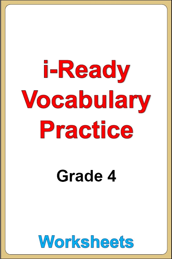 Fourth grade students practicing spelling and vocabulary skills on a worksheet
