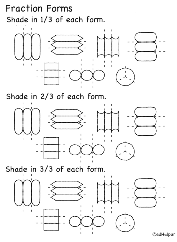 Worksheet illustrating the concept of one-half for first graders in a fun, engaging way