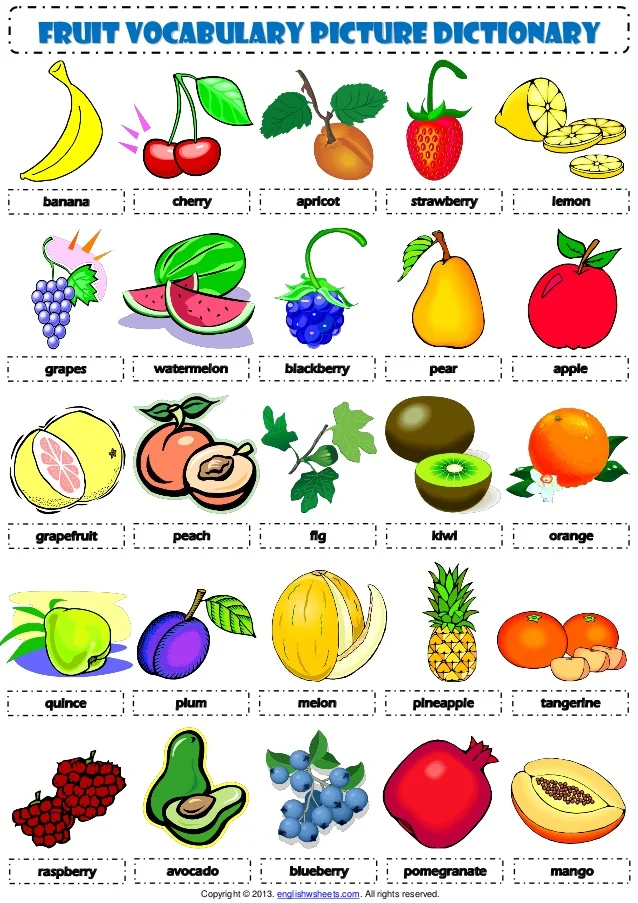 Engaging Fruit Vocabulary Worksheet for First Grade with Coloring and Spelling Activities First Grade fruit vocabulary worksheet featuring coloring and spelling of various fruits