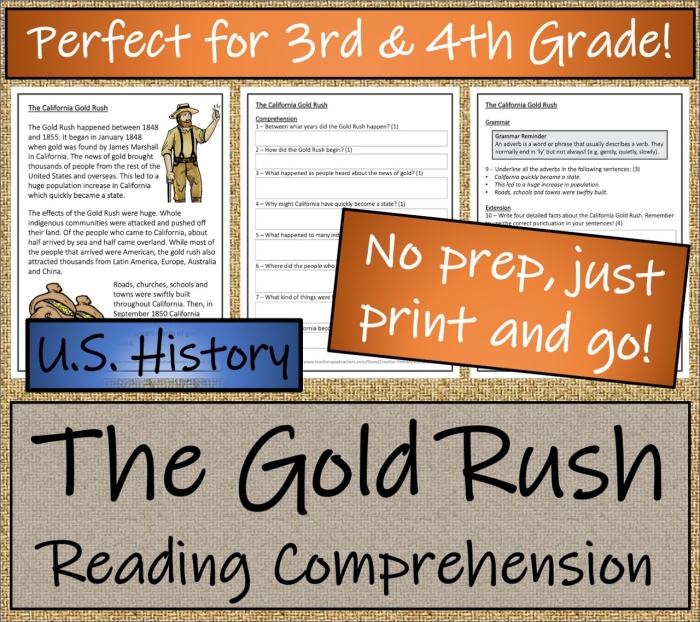 Fourth grade students playing a board game themed on the California Gold Rush for a physical science activity