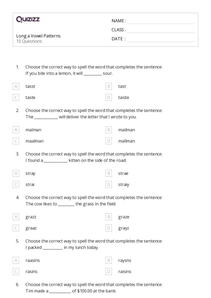 Helpful community and culture worksheet for sentence completion, image 14 Fourth Grade Word Patterns in Sentences Level 2 worksheet focusing on grammar skills