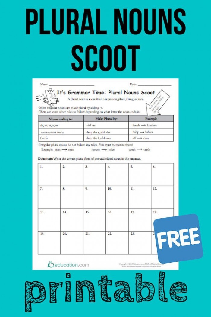 It's Grammar Time: Possessive Nouns worksheet for students Worksheet featuring possessive nouns practice for third graders