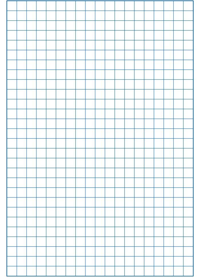 Fifth Grade Grid Art Activity 21: Learn to Draw Using the Grid Technique for Exponents and Roots Practice Grid art worksheet showing a 5x5 grid with squares for fifth grade students to practice copying an illustration using the grid method for math and art integration