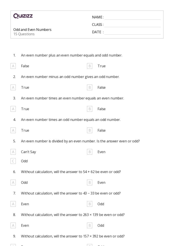 First Grade math worksheet on identifying odd and even numbers Worksheet illustrating grouping of objects for odd and even numbers practice