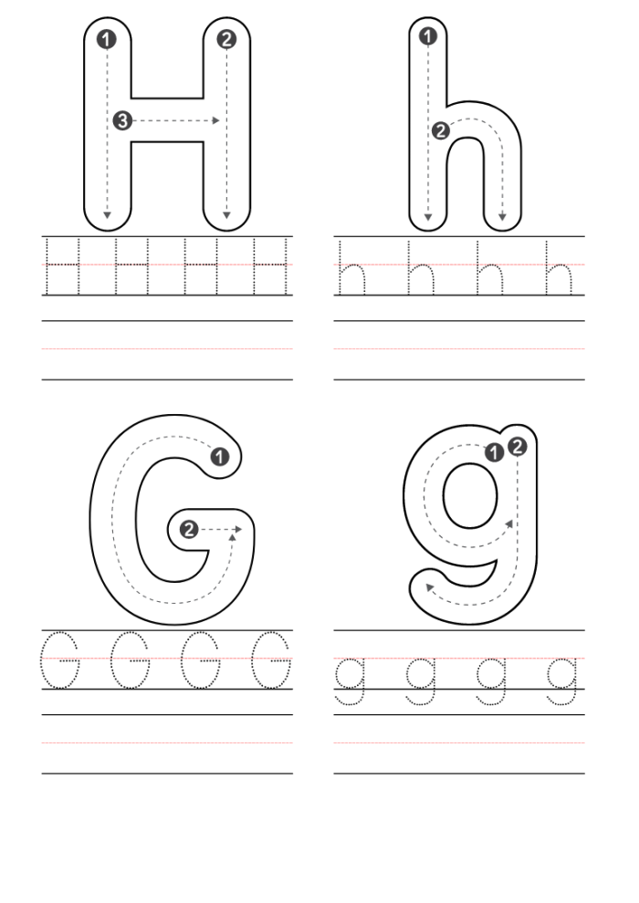 Phonics worksheet for Pre-K Worksheet featuring the letter H to help preschoolers practice phonics and enjoy coloring. Fun and educational H Is For... worksheet for early learners to master letter sounds.