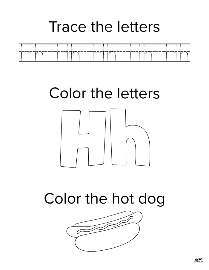 H Is For... worksheet: Engaging phonics practice for young learners Worksheet featuring fun activities for preschoolers to learn the letter H and its sounds
