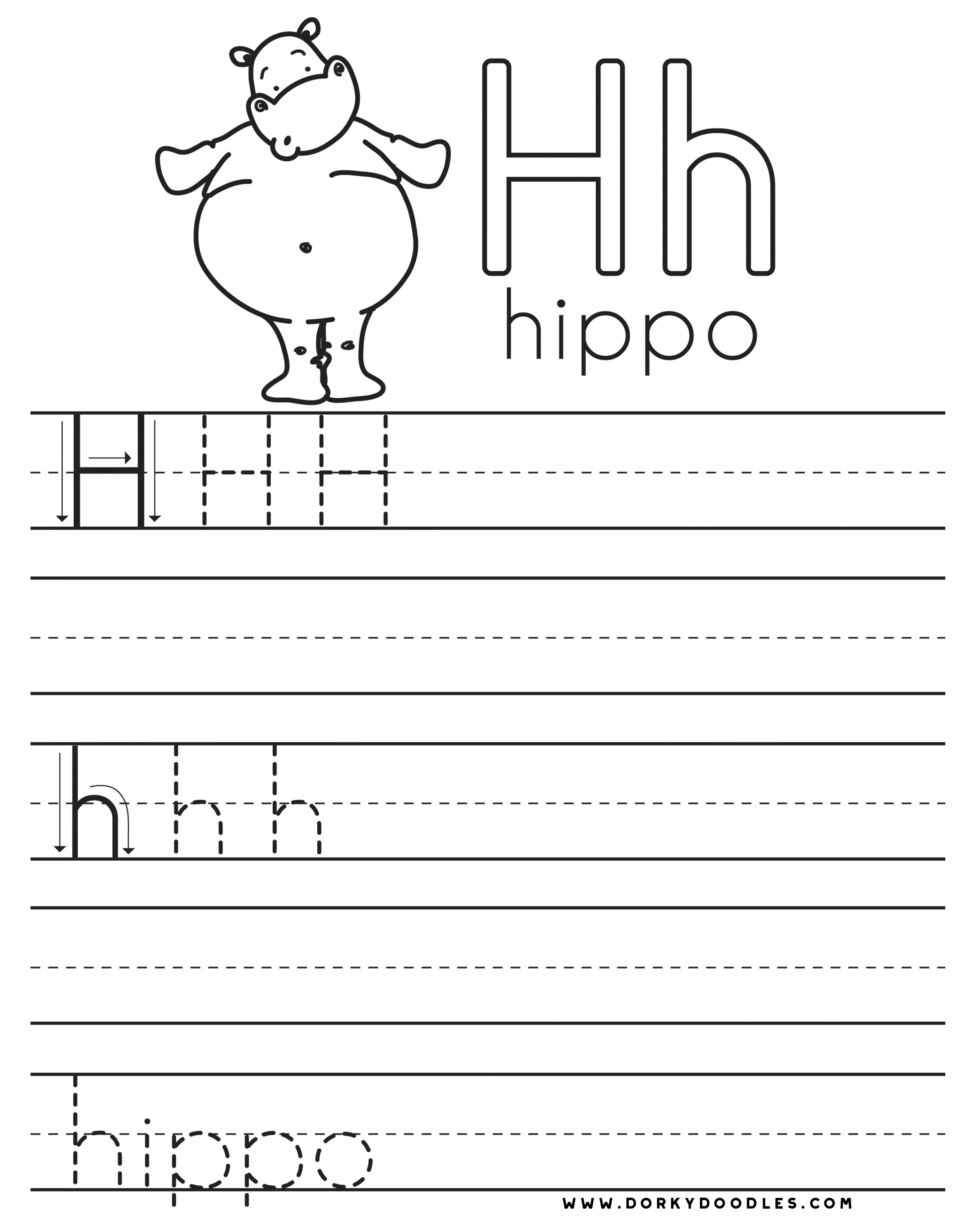 Engaging H Is For... worksheet for phonics practice in Pre-K classrooms Worksheet featuring fun activities for preschoolers to learn about the letter H and its sounds