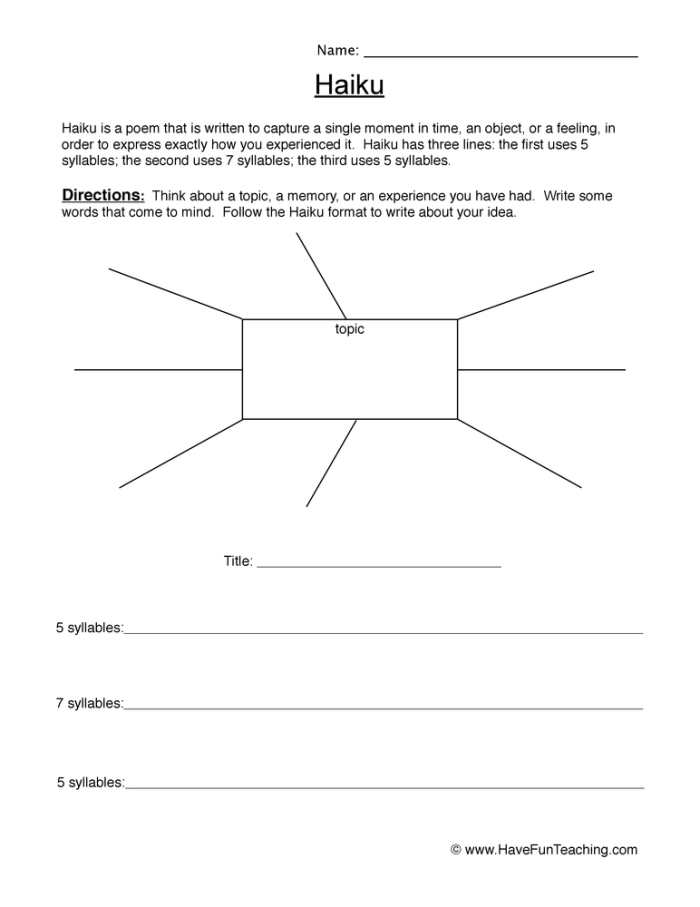Compose a Haiku worksheet for young poets exploring historical themes, image 10 Second grade student working on a compose a haiku worksheet about history