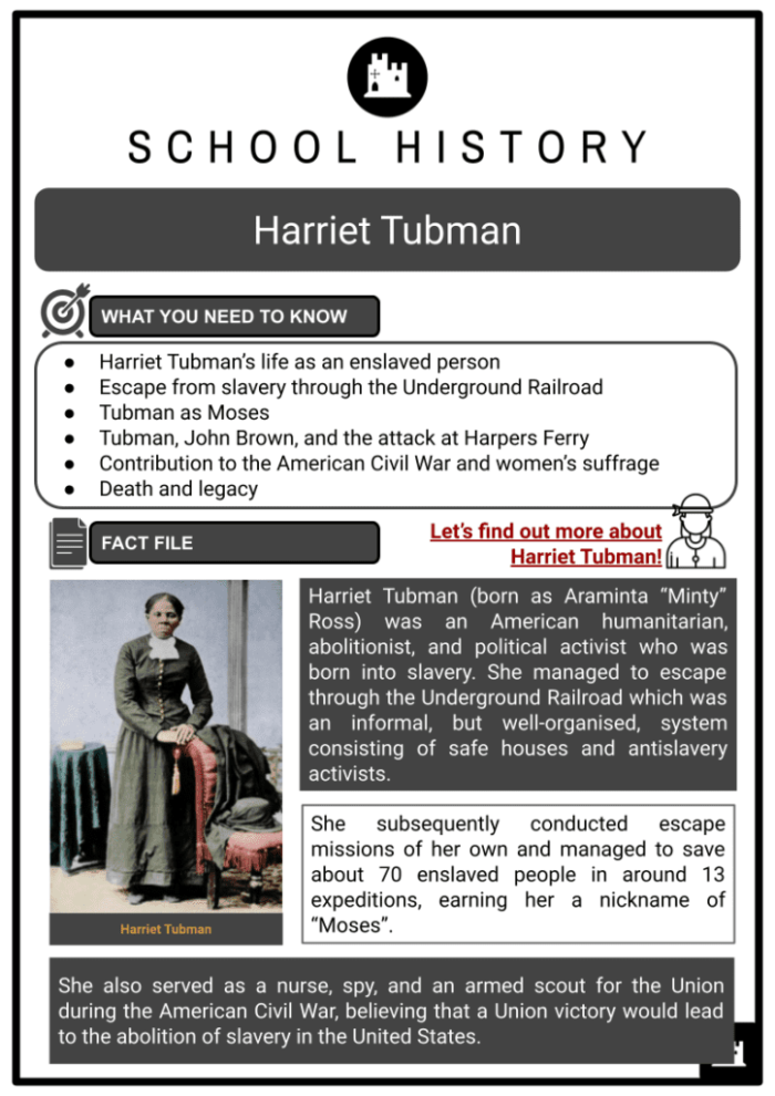 Explore the life and legacy of Harriet Tubman through this engaging worksheet Harriet Tubman worksheet for third graders focusing on time and money concepts