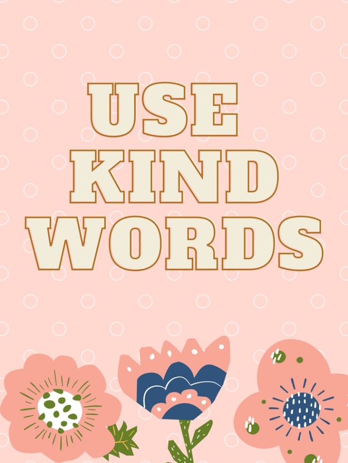 How to Use Kind Words worksheet for teaching kindness in reading activities Worksheet illustrating the use of kind words for second graders during peer interactions