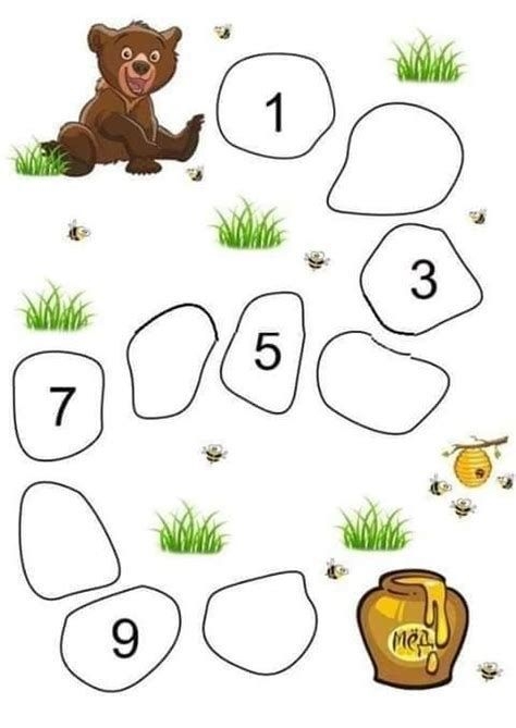 Reading worksheet for Kindergarten Colorful Hungry Caterpillar Number Maze worksheet designed for kindergarten counting practice. Engaging activity for kids to master numbers 1 to 15.