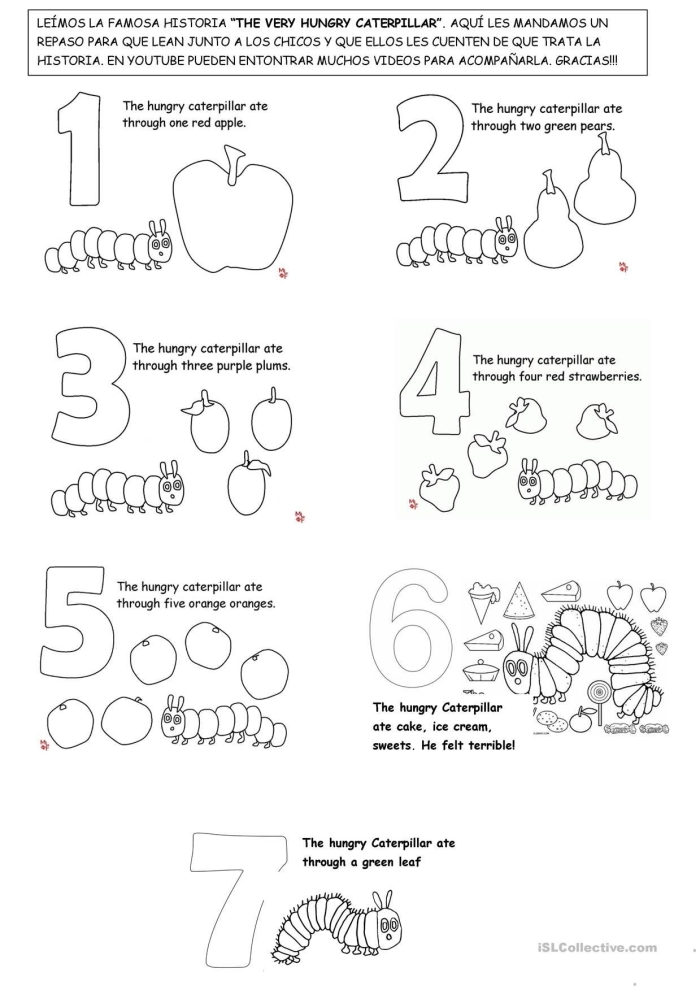 Engaging Hungry Caterpillar activity to enhance early math skills in young learners Caterpillar number maze worksheet designed for counting from 1 to 15 for kindergarten kids