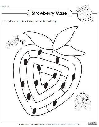 Image title: Fun counting activity from 1 to 15 featuring a colorful caterpillar maze ALT text: Engaging Hungry Caterpillar Number Maze worksheet for kindergarten students